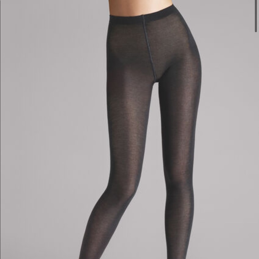 NEW Wolford Dark Gray Tights